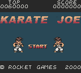 Karate Joe Title Screen